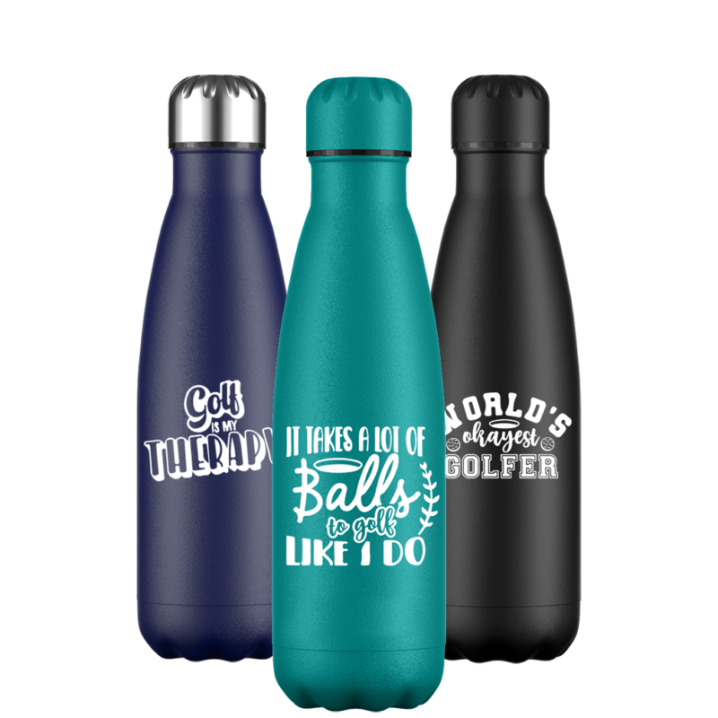 Original Golf Quotes Golf Water Bottle