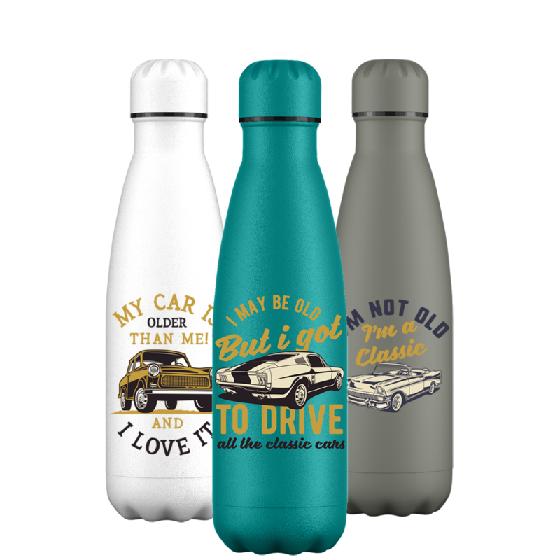 Original Car Quotes Water Bottle