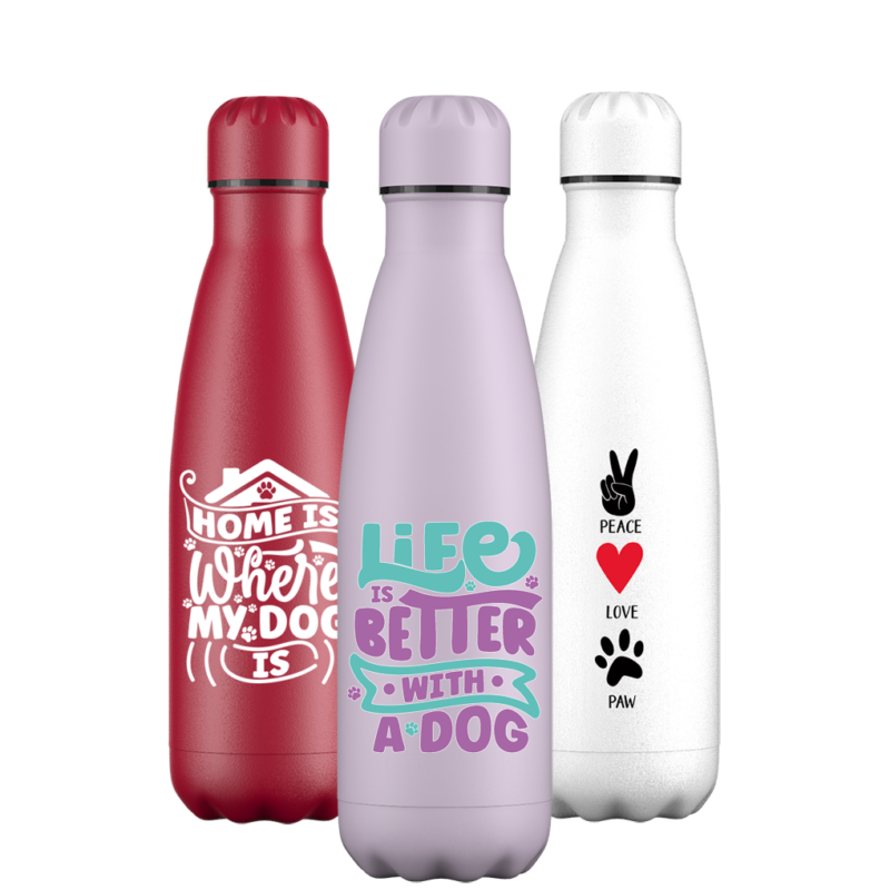 Original Dog Lover Quotes Water Bottle