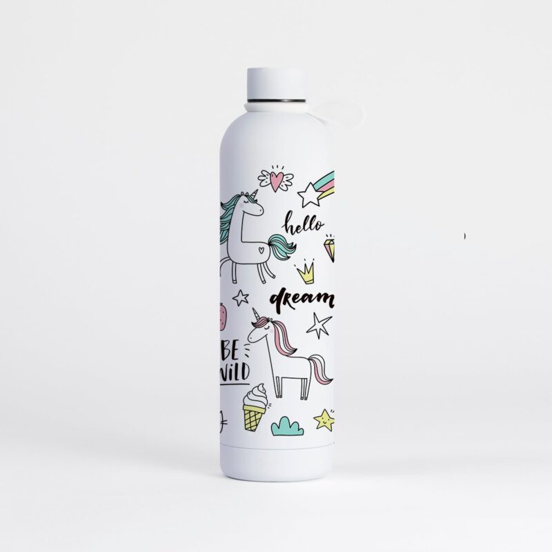 Unicorn Water Bottle (1 Litre) Pulse - Pure White